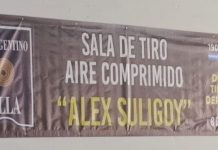 Sala de tiro con aire comprimido